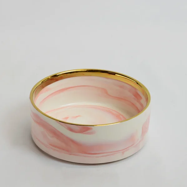 Bowls Marmer Golden Elegance Edition Solo Pink